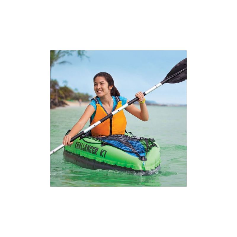 Intex Inflatable Challenger K1 Kayak Boat 305x46x91 Inches IX 68305