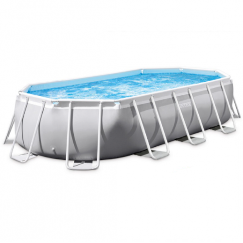 Intex Swimming Pool Oval Shape Cm Prism Frame With Filter