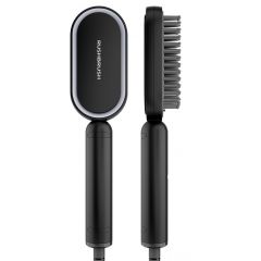 Rush Brush Hair Straightening Brush S3 LITE-Black