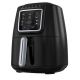 TORNADO Air Fryer 1550 Watt 4 Liter LED Display Black x Silver THF-1554D-XL-BS