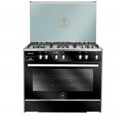Unionaire Cooker 5 Gas Burners 60*90 cm with Fan Stainless Steel C69SS-GC-447-F-SO-M13-2W-AL