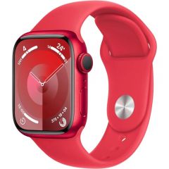 Apple Watch Series 9 GPS 45mm RED Aluminium Case with RED Sport Band M/L MRXK3QA/A