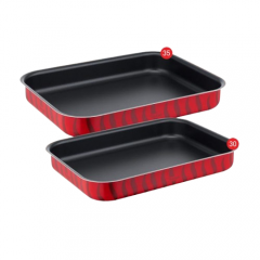 Tefal Tempo Flame Rectangular Oven Tray Set-Size 30,35 4300001046