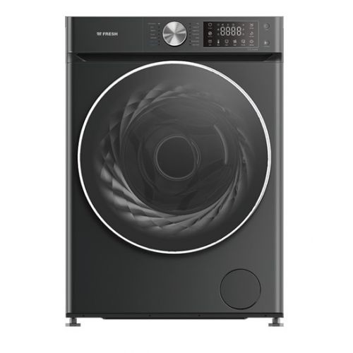 FRESH Washing Machine 8Kg Inverter Digital With Steam 1200 rpm Black W8DD1255G1-BL