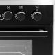 Unionaire Cooker 5 Gas Burners 90*60 cm Full Safety 2 Oven Fan Black Silver C69SS-GC-511-ICPS2F-IS-2W-AL