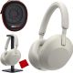 SONY Wireless Industry Leading Noise Canceling Headphones Silver WH1000XM5/S