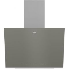 Beko Built-in Hood with A Chimney 60 cm Gray Glass BHCA66741BGHSE
