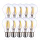 TORNADO Warm Light Filament Bulb LED Lamp 6 Watt Set 10 Pieces Yellow Light FB-W06L