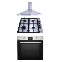Purity Hood 60 cm and Gas Hob 60 cm and Electric Oven 60 cm OPT60EED