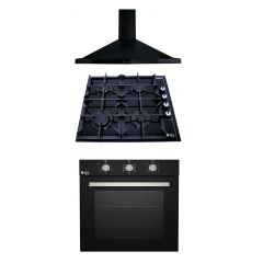 Purity Hood 60 cm and 60 cm 4 Eyes Gas Hob and Gas Oven 60 cm OPT602GG
