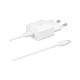 Samsung 15W PD Power Adapter Type-C TO Type-C with Cable White EP-T1510XWEGWW