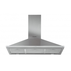 ARISTON Built In Chimney Hood 90 cm 757m³/h Stainless AHPN9.7FLMX