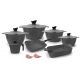 Master Cookware Set Granit 16 Pieces 6222042105725