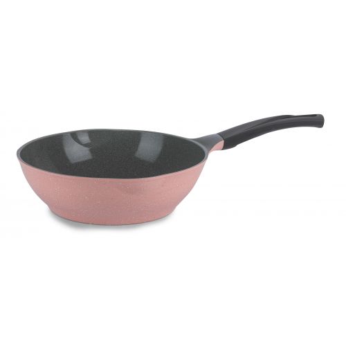 Master Granite Deep Frying Pan Size 28 cm Pink 6222042105671