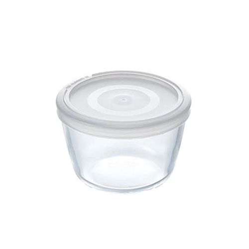 Pyrex Cook & Freeze Glass Round Dish with Plastic Lid 17cm 1.60 L 050521155