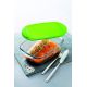 Pyrex Cook & Freeze Glass Rectangular Dish Shallow Version High Resistance with Lid 23x15x4cm 050510213