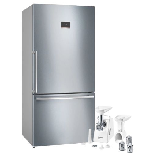 BOSCH Refrigerator 631 liter Combi Digital and Meat Grinder 1500 Watt KGB86CIE0N