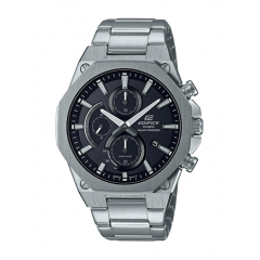 Casio G-shock Men Dial Leather Silver Stainless Steel Band Watch EFS-S570D-1AUDF