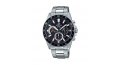 Casio G-shock Men Dial Leather Silver Stainless Steel Band Watch EFV-570D-1AVUDF