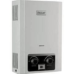 Passap Gas Water Heater 6L Digital Silver WH-6L-SL