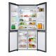 Haier Refrigerator 4 Doors 550 Liter Inverter Glass Black HRF-550 TDBG