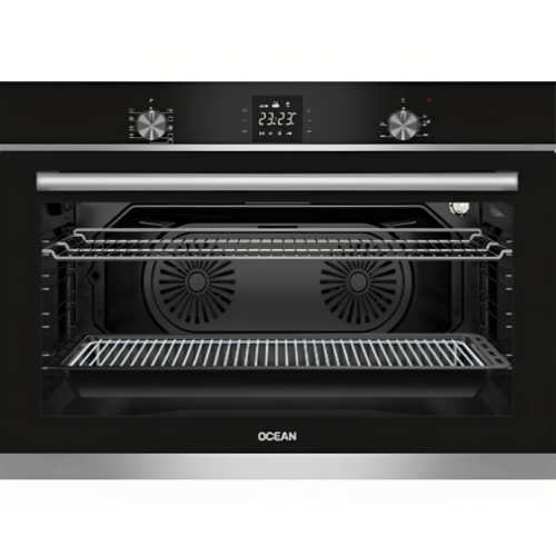 Ocean Gas Built-in Oven with Gas Grill 90 Cm Black OGVOF-94-N-RC-TC-SV