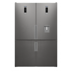 Ocean Combi Twins Refrigerator and Freezer 341 Liters Freezer 6 Drawers CNF4101TDXA+