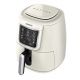 TORNADO Air Fryer 1550 Watt 4 Liter LED Display Creamy x Silver THF-1554D-XL-CS
