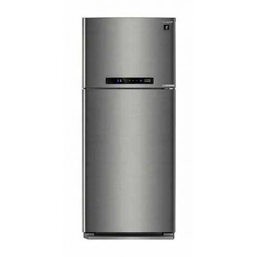 Sharp Refrigerator 396 Litre 2 door Digital With Plasma Cluster Dark Stainless SJ-PV48G-DST