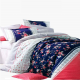 Family Bed Comforter Set 100% Cotton 3 Pieces Multi Color F-40013276