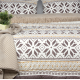 Family Bed Comforter Set Cotton Satin 2 Pieces Multi Color F-47228936
