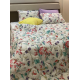 Family Bed Comforter Set Cotton Satin 2 Pieces Multi Color F-61220059