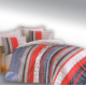 Family Bed Comforter Set Cotton Satin 3 Pieces Multi Color F-40013260