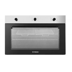 Fresh Built-In Gas Oven With Grill 90 cm 110 Liter Stainless Black 17515-90
