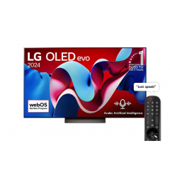 إل جي شاشة أو ليد 77 بوصة ألترا اتش دي سمارت فور كيه TV OLED77C46LA