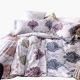 Family Bed Comforter Set Cotton Satin 3 Pieces Multi Color F-39993988