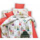 Family Bed Comforter Set Cotton Satin 3 Pieces Multi Color F-40036399