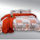 Family Bed Comforter Set Cotton Satin 3 Pieces Multi Color F-43685755