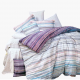 Family Bed Bed Sheet Set Cotton Touch 4 Pieces Multi Color F-39995018