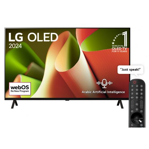 LG 55 Inch LG OLED B4 4K Smart TV AI Magic Remote Dolby Vision webOS24 OLED55B46LA