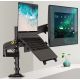 North Bayou Moving Wall Mount Brackets for Size 32:22 Inch Screen and Inch Laptop 10:17 Rotation 360 H180-FP