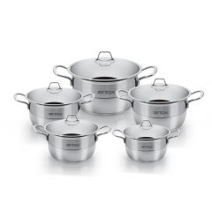 Zinox Set Of 10 Pcs Mix Pot 16-20-22-24-28 Royal Z-6222016801844