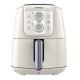 TORNADO Air Fryer 1550 Watt 4 Liter Manual Control Creamy x Silver THF-1554M-XL-CS