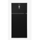 White Point Refrigerator Nofrost 525 Liters Inverter Touch Screen Black Glass Door WPR543DGVB