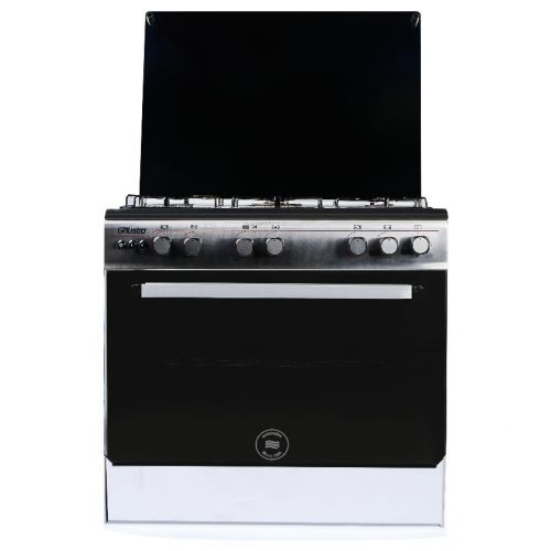 Unionaire Ghusto Cooker 5 Gas Burners Cast Iron 60*90 cm with Fan C69SV-GC-443-IDSOF-GUP-AL