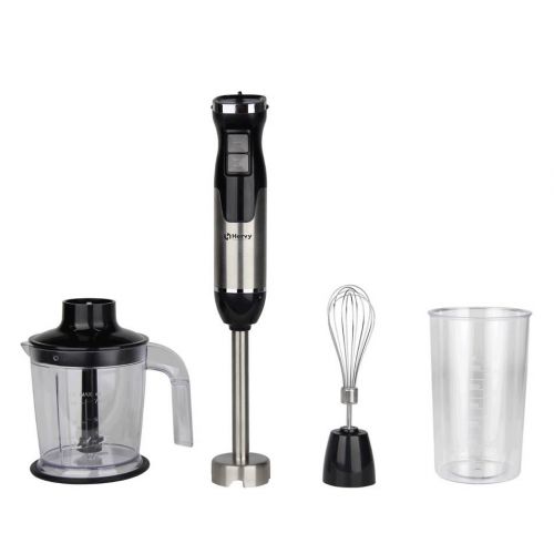 Hervy Pro Act Stainless Steel Hand Blender 1000 Watt Black 6223007910682