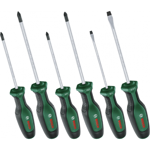 Bosch 6 Piece Phillips Screwdrivers 1600A02BX7