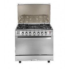 Universal Gas Cooker 5 Gas Burners Stainless: B9605Y