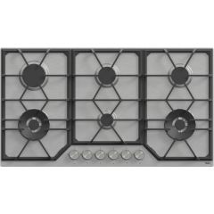 TEVA Built-In Gas Hob 90 cm 6 Burners Cast Iron Stainless RT191MN