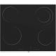 TEVA Built-In Vitroceramic Hob 60 cm 4 Zones Electric Touch Control Black Glass MS263